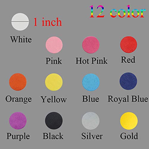 White Confetti 1 Inch Paper Confetti Circles For Table Wedding & Birthday Party Decoration 5000 Pcs #TOP1