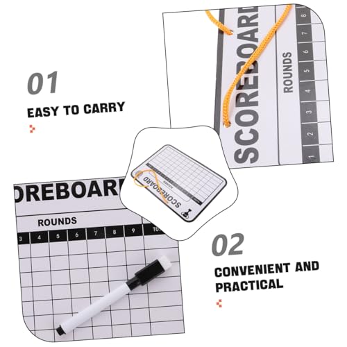 Pizarra marcador de golf seca para exterior y entrenamiento miniatura 3