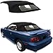 Sierra Auto Tops Convertible Soft Top Replacement, compatible with Ford Mustang 1994-2004 (all models), w/Heated Glass Window, Sailcloth Vinyl, Black