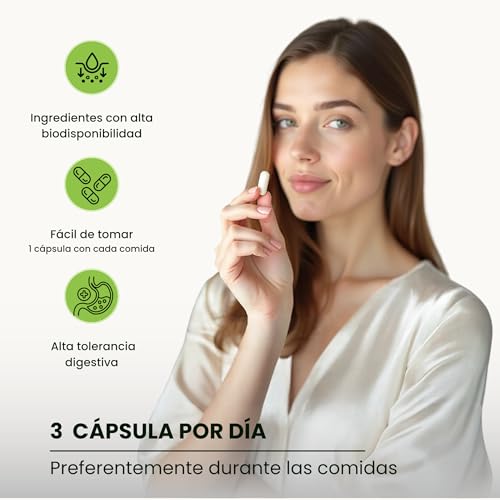 Colágeno Hidrolizado Peptan con Ácido Hialurónico, Magnesio, Zinc, Biotina, Selenio, Sílice Natural, Vitaminas C y A - Piel, Cabello, Uñas y Articulaciones - 180 Cápsulas | Nutribiolite - imagen 4