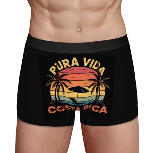 Costa Rica Summer Vacation Boxer Brief for Men Boys, Ultra Soft, Breathable Underwear3