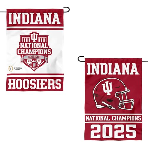 Indiana Hoosiers 2025 College Football National Champions Garden Banner Flag