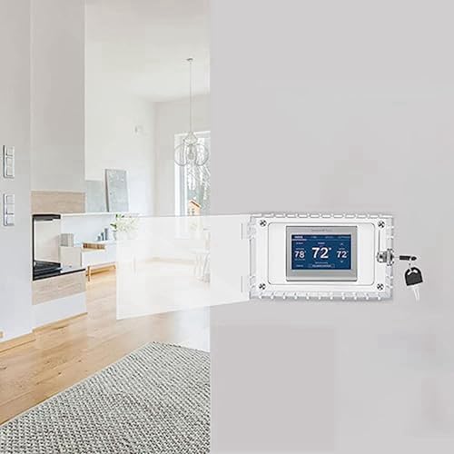 Protection de thermostat universelle avec serrure boîte combinaison acrylique - 4