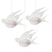 Talking Tables Decadent Decorations Honeycomb Birds White (3 Pack), Multicolor