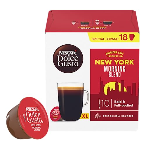 NESCAFÉ DOLCE GUSTO New York Moning Blend Americano Coffee Pods (54 Servings)