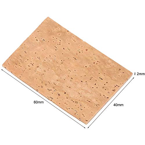 MUPOO 10 Pcs Universal Sax Saxophone Neck Joint Cork Sheet, Instrument Accessories for Alto/Soprano/Tenor Saxophone