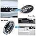 Car Front Hood Emblem and Rear Trunk Emblem Badges OEM Style Replacement Compatible with Range Rover Accessories