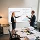 XIWODE Faltbare Magnet-Whiteboard mit Aluminiumrahmen | 90x180cm Klappbares Tafel-Wandboard für Büro, Homeoffice & Kinderzimmer | Leichtes Wandboard mit Stifthalter, Robust & Langlebig