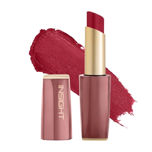 Image of INSIGHT Pure Matte Lipstick - Seen Zone| High Pigment, Long Lasting Smooth Matte Finish | Enriched with Vitamin E & Coconut Oil - 3.3 g