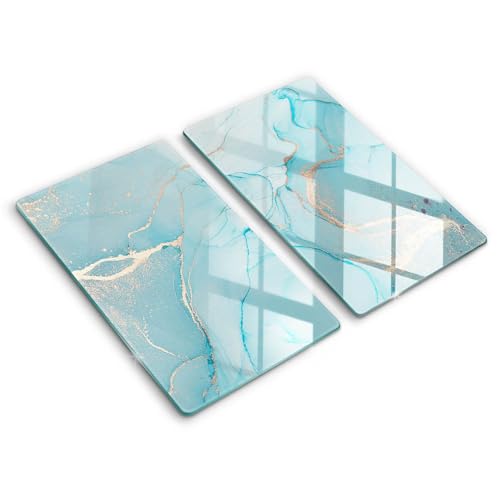 Protection plaque induction multifonctionnelle 2x30x52cm couvre-plaque de cuisson - 2