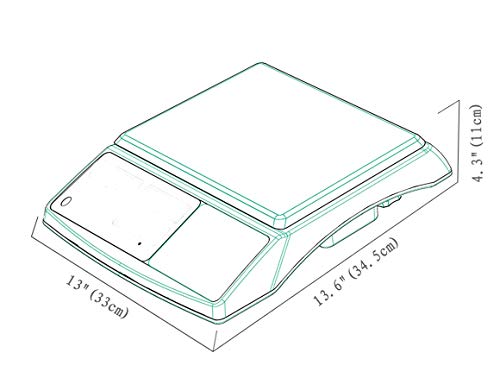 Báscula de Precisión para Contar Piezas y Monedas 30lb x 0.001lb miniatura 3