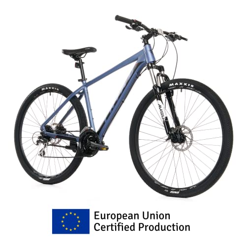 Image of TRIAD Unisex M7 29T 21 Speed - Fully Fitted 18 Inch Frame, Mountain Bicycle (15+ Years, Grey)