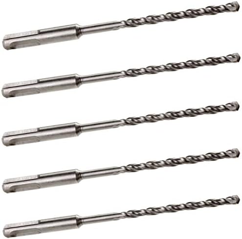 5 Pack of - 5.5mm x 160mm Long SDS + Plus Masonry Drill BIT, Tungsten Carbide TIP, for Stone Concrete Brick
