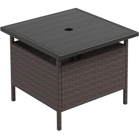 GiantexUK Patio Umbrella Table Stand with Hole Cover