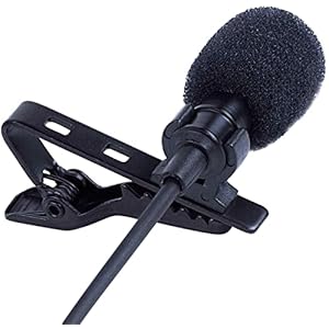 ZAMPEQ Collar Clip Microphone for Voice Recording – Lapel Lavalier Mic for Youtubers, PC, Laptop, Android Smartphones…