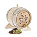 Personalisiertes Holzfass 3 Liter inkl. Messing-Zapfhahn - Papa Geschenk Weihnachten - lustige Geschenkidee f&uuml;r M&auml;nner - kleines Eichenfass f&uuml;r Rum, Whisky oder Wein (Motiv Geb)