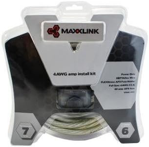 MaxxLink VPAK-4V2 4AWG Full-spec CCA Power Only Ampllifier Installation Kit (Maxxlink VPAK-4V2)