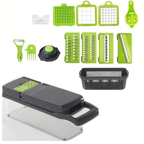 Cortador Multifuncional de Cocina 5 en 1 Manual miniatura 1