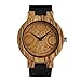 Produktbild HRQ Hölzerne Uhr, geheimnisvolle Muster handgefertigte Quarzuhr, lässige Geschäftsbeziehung, gesunde, umweltfreundliche Herrenuhr S133