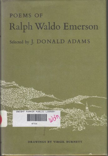 Poems of Ralph Waldo Emerson B000GRKH5A Book Cover