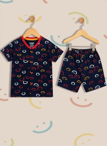 Image of 3BROS Baby Boys & Baby Girls Cotton Hosiery Clothing Set Half Sleeves T-shirt with Matching Pants (DB20HS6027 Parent)