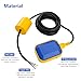 Baomain 10M 32ft Cable Float Switch, Water Level Controller, for Tank Pump, Water Tank or Sewage System On Auto Pilot, with Counterweight