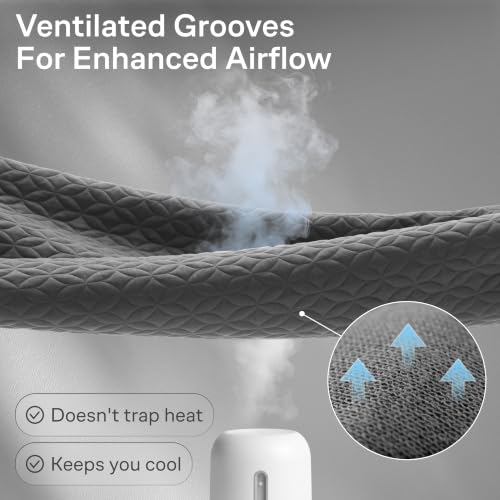 Image of 100% Waterproof Queen Mattress Protector - 360 Protection Against Spills, Stains & Accidents for Parents & Pet Owners - Noiseless & Cooling Viscose Made from Bamboo (Gray)