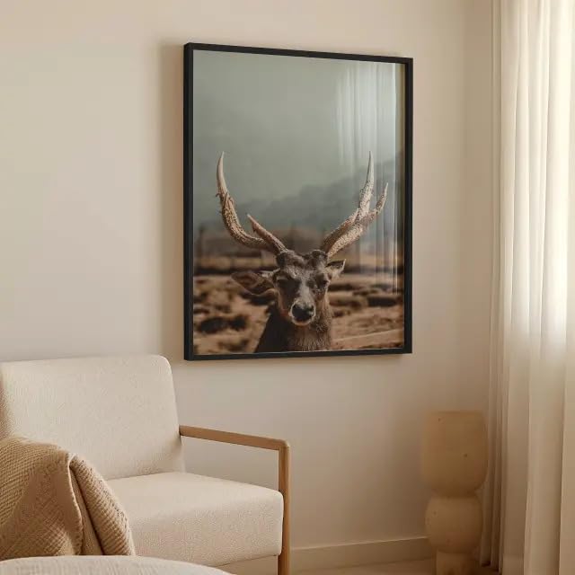 Cuadro deer FASE5 tableau décoratif de cerf moderne pour salon
