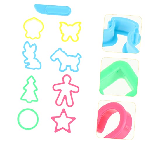 Clay Dough Chocolate Tools 45Pcs Color Clay Mold Stencils For Tools For For Molds For Playset Kit Accessories Tools 'S Clay Plastic Mold Cartoon Mould Chocolate Cookie #TOP6