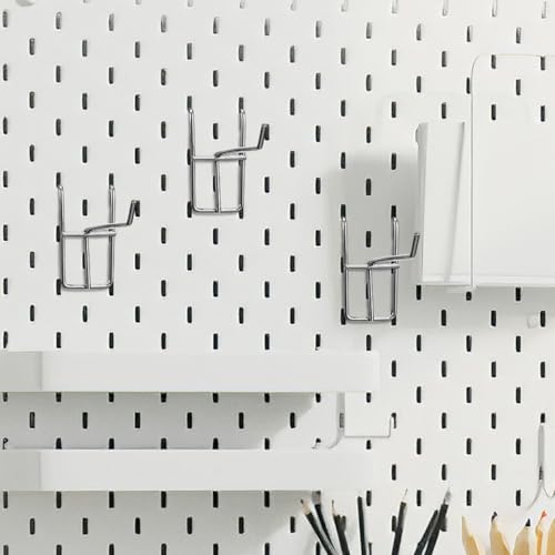 Crochets muraux pour panneaux grillagés support étagère supermarché - 6