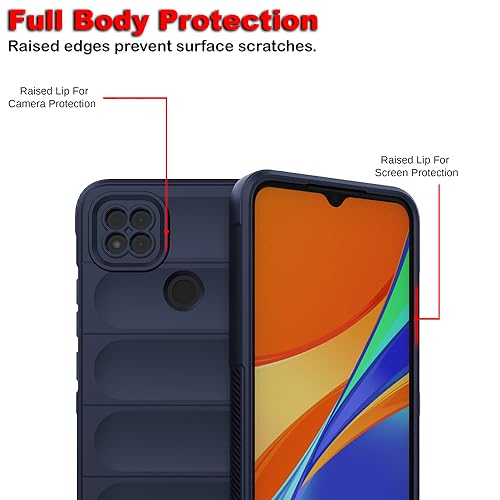 Image of amazon basics Basic Case for Mi Redmi 9 4G (Silicone Dark Blue)