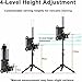 LLBMmm Intelligent Badminton Serve Machine, Badminton Machine, Smart APP Control, Rechargeable Battery (4-6H) + Bracket Adjustable (18-125cm), Serving Height Up 7 M, for Practice,A
