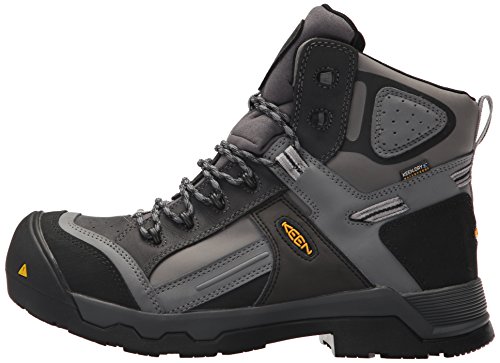 Keen Utility Men's Davenport 6 400G CT Waterproof Industrial and Construction Shoe, Magnet/Steel Grey, 14 2E US