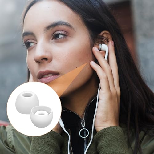IANFAN 60 Stück Silikon Ersatz Ohrstöpsel, Weiche Silikon-OhrstöPsel Kopfhörer Gummiaufsatz Kompatibel mit den meisten in-Ear Kopfhörer (3 Größen)