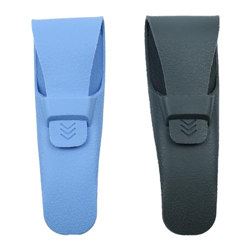 Eruceky 2 Piezas Bolsa Protectora para Sfeitadora, Estuche De Viaje Suave De La Maquinilla, De Afeitar Impermeable de la Maquinilla, Perfecto para Guardar tu Afeitadora(Azul, Gris Oscuro)