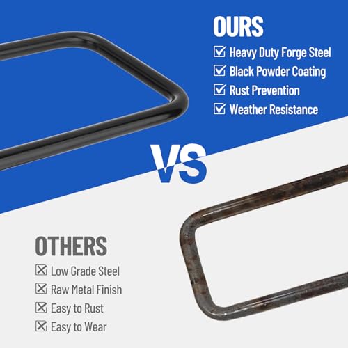 Image of 20 Inch Square Bend U-Bolt Kit for Truck Chassis