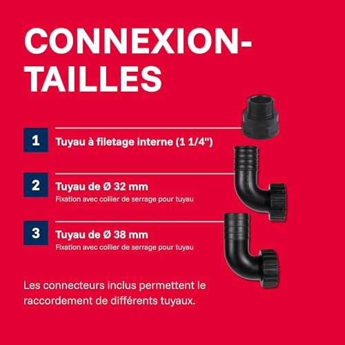 T.I.P. Maxima 300 IX Pompe Submersible Eaux Usées en Inox, 18000 l/h – vue 9