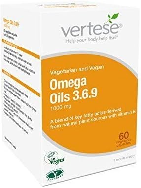 Vertese Omega Oils 3.6.9 60 Vegetable Capsules (Pack of 1)