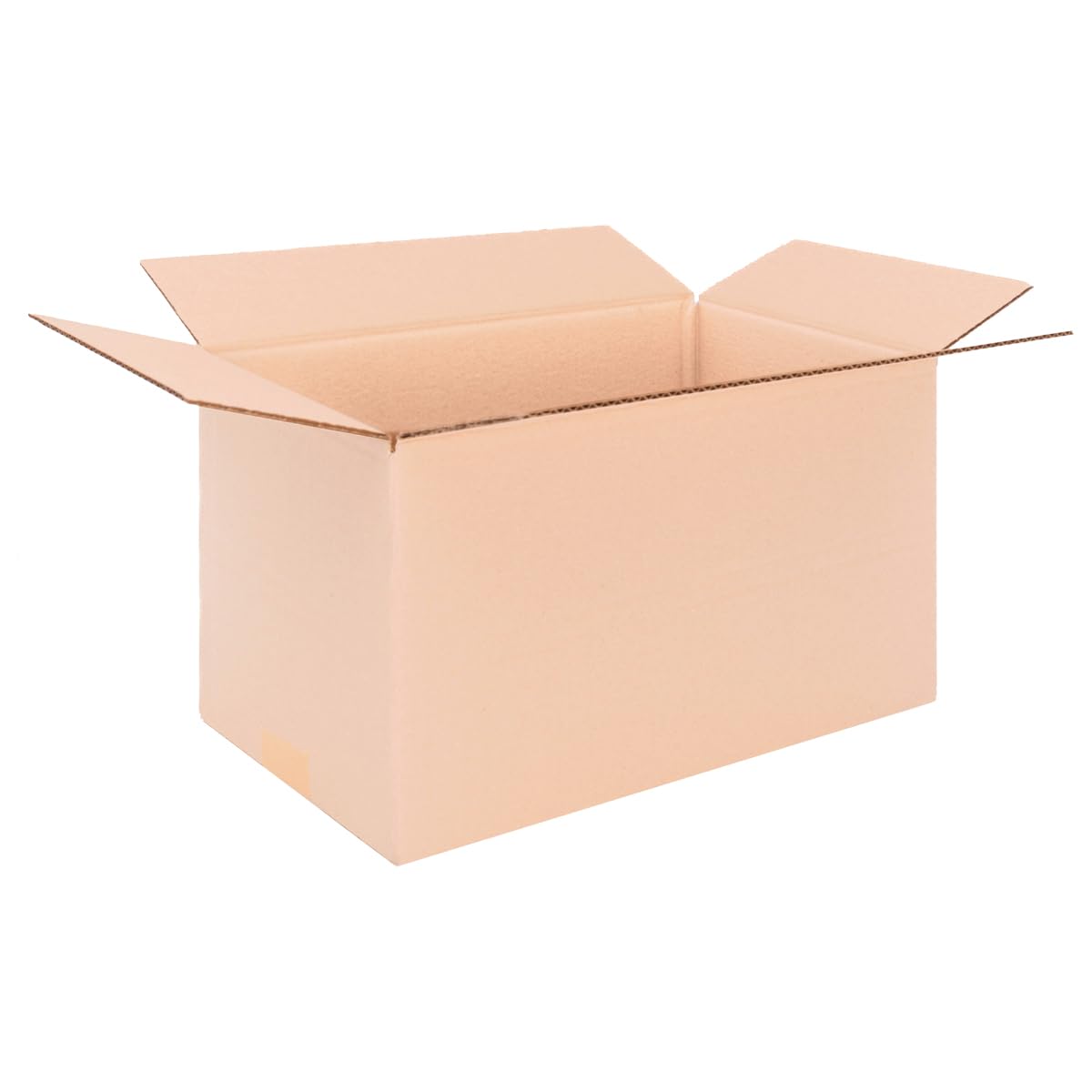 OfficeKing® 150 x Faltkartons 360 x 200 x 200 mm | variable Höhe bei 100 mm | Marken-Qualität Versandverpackung Versandkarton Karton Kartonverpackung Paket braun