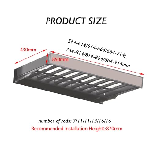 Porte-pantalons coulissant pour penderie avec barre de suspension - 7