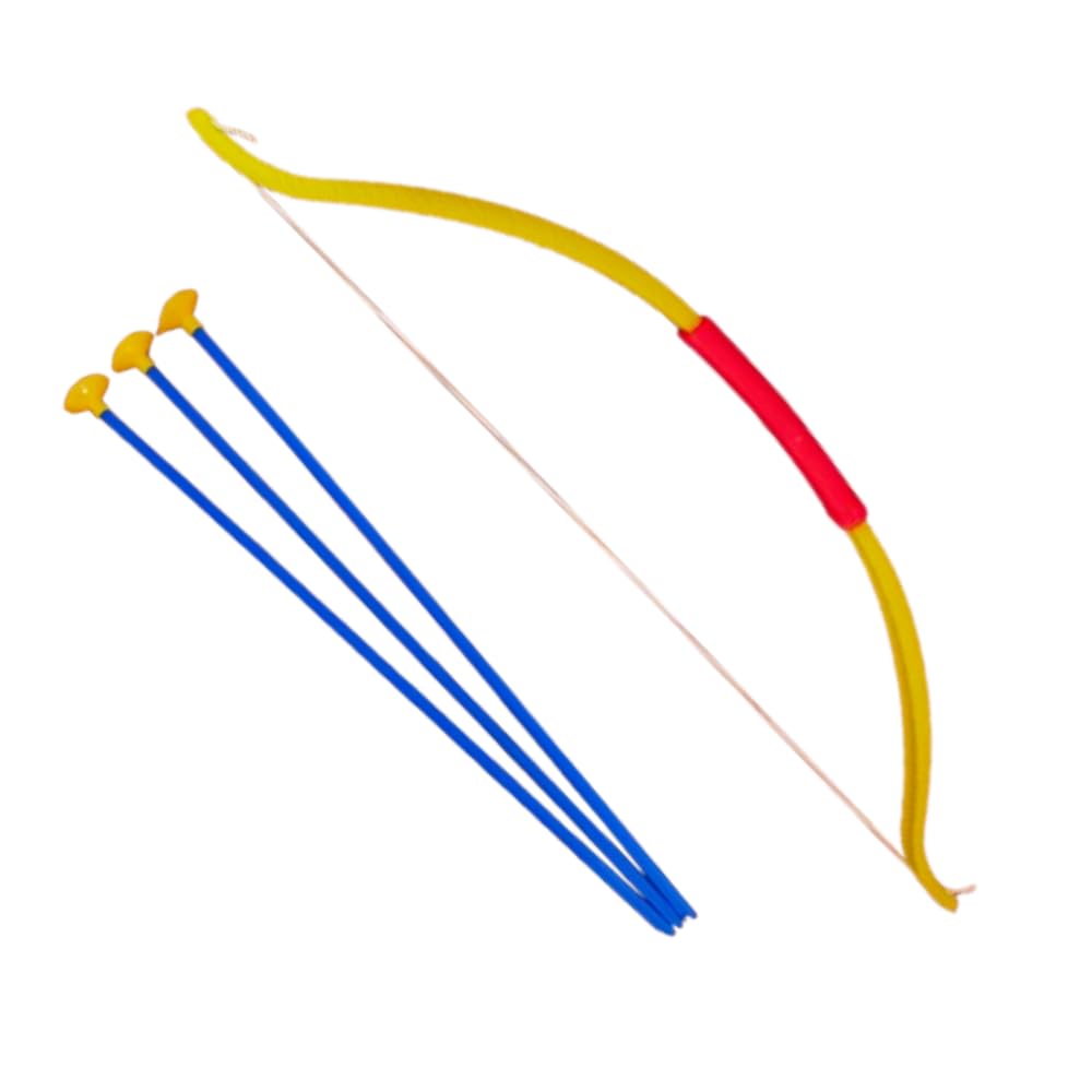 Bow & Arrow Toy Set| Features 1 Bow & 3 Suction Cup Tip Arrows| Birthday Gift for Kids| Kids Games| Toys for 6 Year Old Boy| Kids Toys for 2 - 5 Years Boy| Games for Kids for Age 5| Bow and Arrow