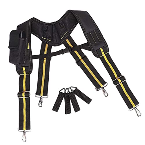 Bretelles de ceinture à outils robustes pour chantiers d'électricien et rénovation