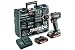 Produktbild Metabo Akku-Schlagbohrmaschine SB 18 L Set 18 V- inkl. 2 CAS Li-Ion Akkupacks (18V/2Ah); Ladegerät; Zubehör-Set und Transportkoffer - 602317870