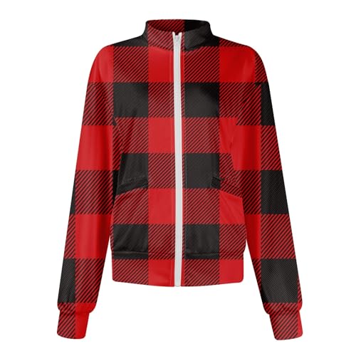 Scrub Jackets for Woman Zip Up Long Sleeve Tops Print Plus Size Womens Scrubs for Women Nursing Shirts with Pockets