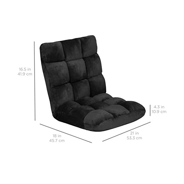 Best Choice Products Folding Adjustable Memory Foam Floor Sofa Chair - Image 7