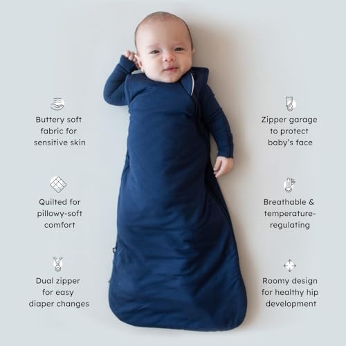 Image of KYTE BABY Sleep Bag 2.5 TOG, Rayon Made From Bamboo Wearable Blanket, Dual Zipper For Infants And Toddlers Nursery Essentials
