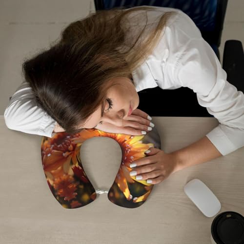 Almohada en U de espuma viscoelástica tamaño único negra miniatura 7