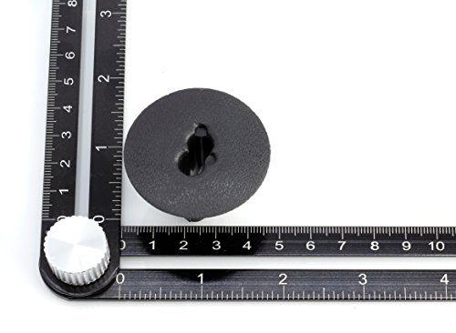 Dual Feed Thru Bushing - (Black) Rg6 Feed Through Bushing (Grommet) Replaces Wallplates (Wall Plates) For Coax Coaxial Cable, Network Cable, Cctv - Indoor/Outdoor Rated - 10 Pack #TOP6