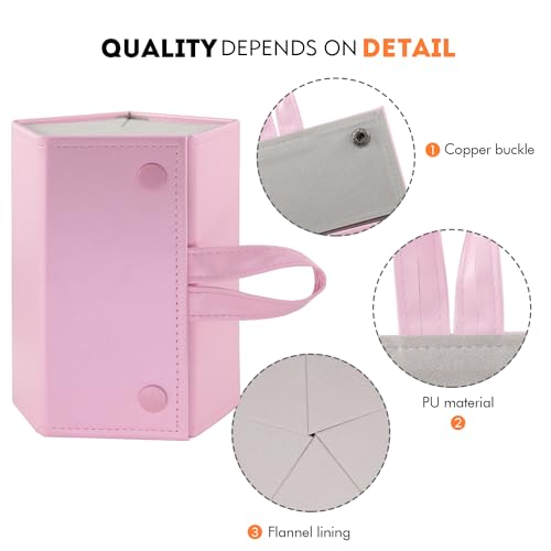 Image of SMARTTOP Sunglass Eyeglass Organizer Collector 5 slot 6 Slot PU Eyeglasses Storage Case Box Multiple Hanging Eyewear Display