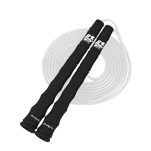 Buddy Lee New Versa Trainer Jump Rope – Black – Adjustable Speed Rope for Fitness, Cardio & Training –Lightweight, Durable & Ergonomic Handles